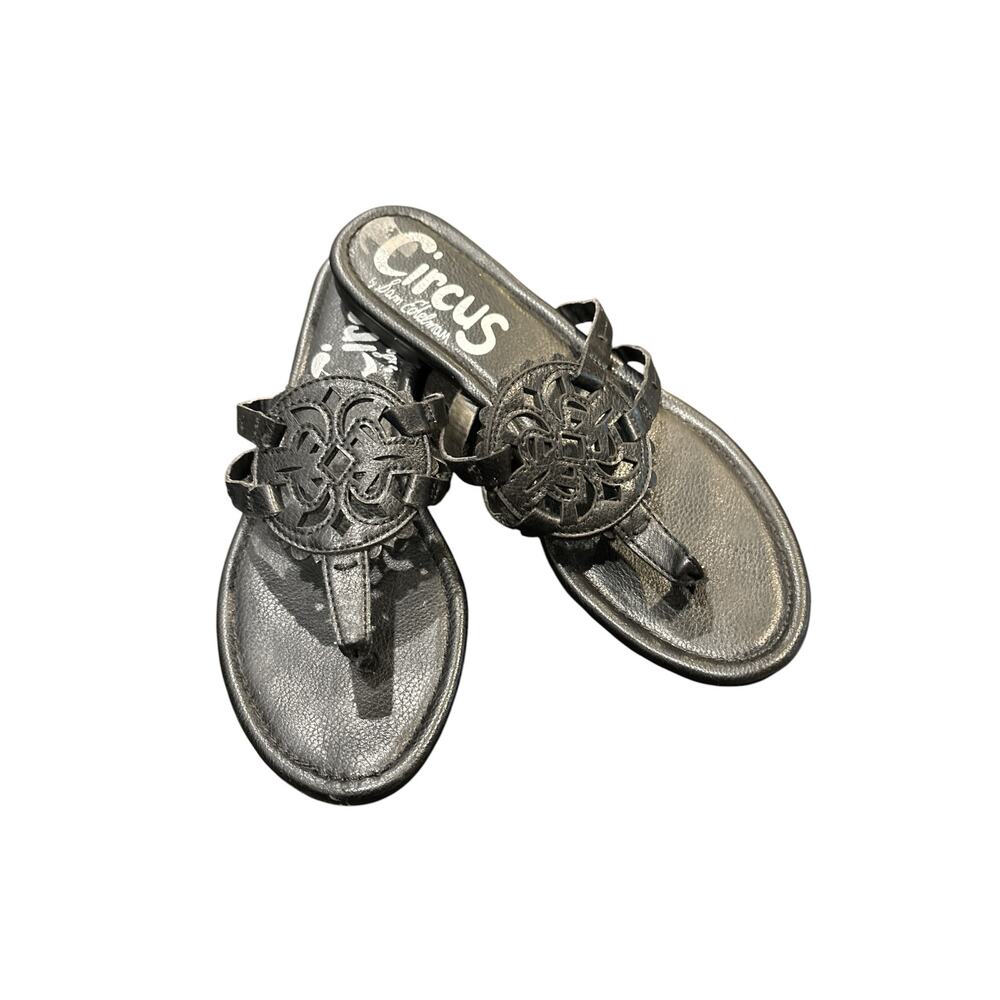 Circus by Sam Edelman canyon black thong  flip flop sandals women’s 8.5
